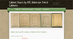 Desktop Screenshot of cabinetdoorsbyrtc.com