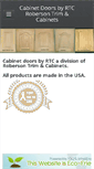 Mobile Screenshot of cabinetdoorsbyrtc.com
